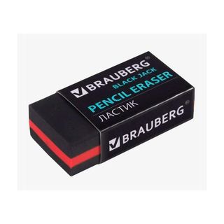 ЛАСТИК BRAUBERG BLACKJACK ЧЕРНЫЙ №222466