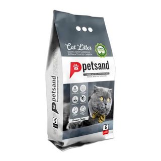 Наповнювач Petsand Activ Carbon д/туалета бентоніт/активов/вугілля 5л