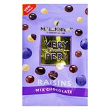 Драже Very Peri  Родзинки у чорному білому і мол. шок 100г