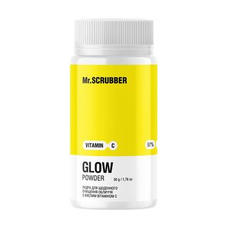 Пудра для щоденного очищення обличчя Glow Vitamin C з кислим вітаміном С