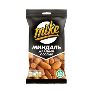 Миндаль жареный соленый Mike 50г