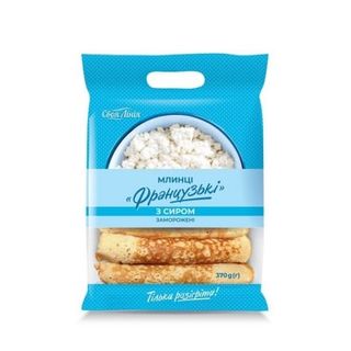 Млинці 370г Своя лінія Французькі з сиром