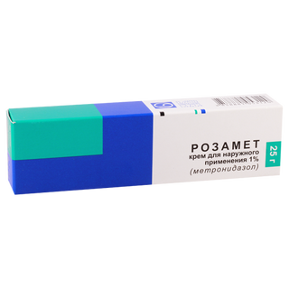 როზამეტი კრემი 1% 25გრ ტუბი #1  Rozamet cream 1% 25gr