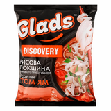 Локшина швидкого приготування Glads Discovery рисова з соусом Том Ям 65 г