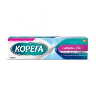 Корега Крем Д/фиксации Зуб.протезов Защита Десен 40г