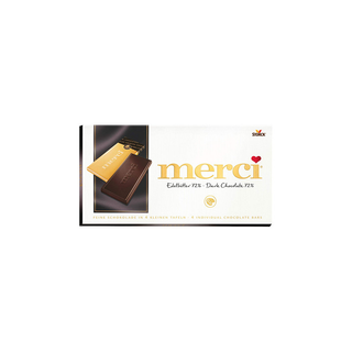 MERCI მუქი შოკოლადის ფილა 100გრ/4014400914276