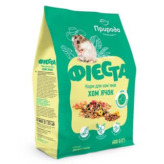 Корм Природа Фієста Хом ячок для гризунів 600 г