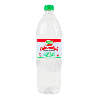 Розчин оцтової кислоти «Рідний край» «Столовий» 9% 1л