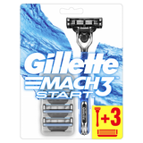 Бритва 1 шт Gillette Mach-3 start + 2 змінні касети