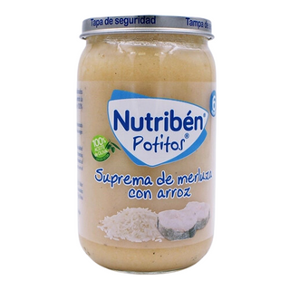 ნუტრიბენი - სადილი ხეკი ბრინჯით /6თვ+/ 235გრ 3335 NUTRIBEN JAR HAKE AND RICE 235 G