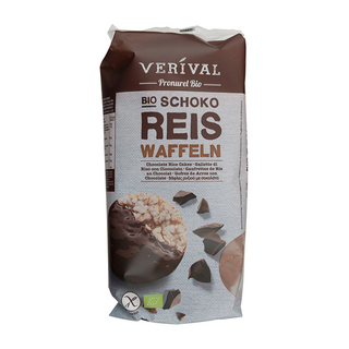 Вафлі Verival рисові з шоколадом органічні 100г