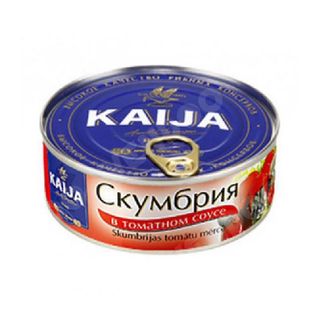 სკუმბრია ტომატის სოუსში (გას) /კაიჯა/ 240გრ