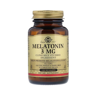 სოლგარი-მელატონინი ტაბლეტი 3მგ #120 Solgar-Melatonin tab 3mg #120