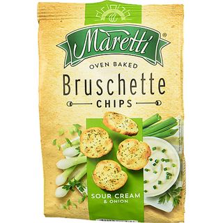 Брускети Maretti 140г сметана цибуля