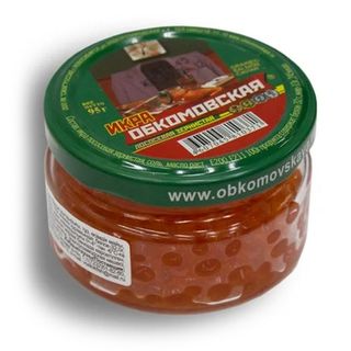 ИКРА ЛОСОСЕВАЯ ЗЕРНИСТАЯ ОБКОМОВСКАЯ СТ/Б 95