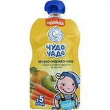 Пюре для дітей Чудо-чадо Яблуко-морква-айва з 5 місяців 90 г