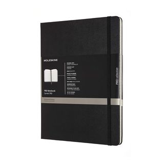 Записник Недатований Moleskine Pro Великий / Чорний