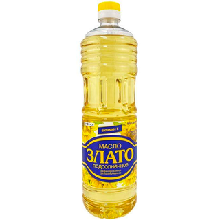 Масло подсолнечное Злато 1 л