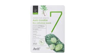 BIOCELL ბიოსელი ნიღაბი სახის 7020 ნაჭრის, 7 სამკურანლო მცენარით პრობლემური კანისთვის