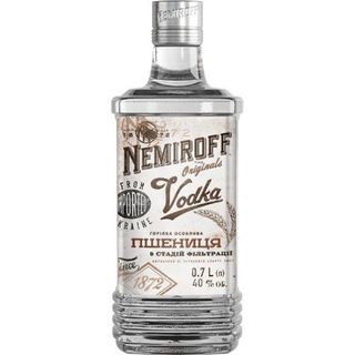 Горілка Неміроф 0,7 л Пшениця українська відбірна