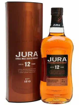 Віскі Джура 12 років / Jura 12 years, 40% 0.7л в тубусі