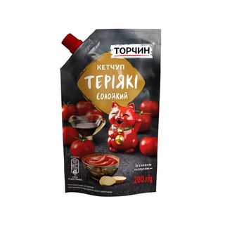 Кетчуп 200 г Торчин Теріякі д/пaк