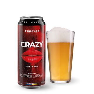 Пиво Forever Crazy Kveik Ipa 0.5л