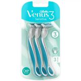 Станок для гоління Gillette Venus Sensitive жіночий одноразовий 3 шт