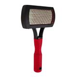 Пуходерка для собак із кульками гумова ручка 10?17 см