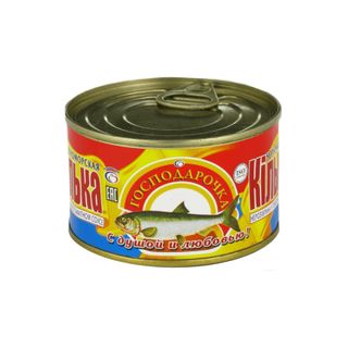 Консерви 240г Господарочка Кілька чорноморська нерозібрана у томатному соусі 