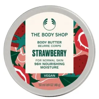 ბოდი შოპი - ტანის კარაქი მარწყვი 50მლ 88471 BODY BUTTER STRAWBERRY 50ML A0X 94168/88471