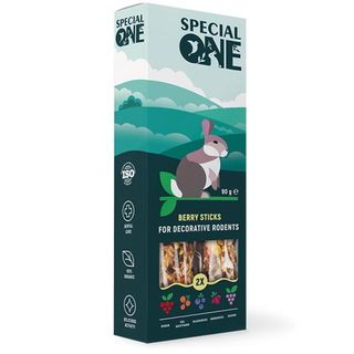 Палички SPECIAL ONE Ягідні для гризунів, 90 г