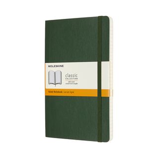 Записник Moleskine Classic Середній / Лінійка Миртовий Зелений М'який