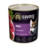 Savory Dog Gourmand консерви яловичина для собак, 200 г