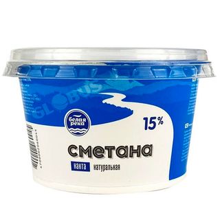 Сметана Белая Река 15% 170г