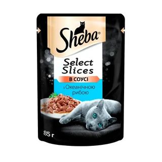 Корм SHEBA (Шеба) cig POU з океанічною рибою в соус 85г