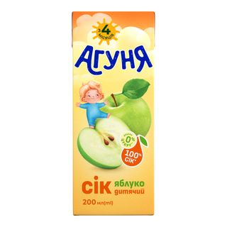 Агуня Сік Яблуко 0.2л