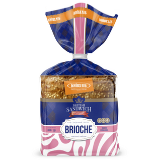 Хліб Київхліб Британський сендвіч Бріош сендвічний нарізний 400г