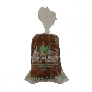 Хліб 400г Скиба Житньо-пшеничний бездріжджовий різаний