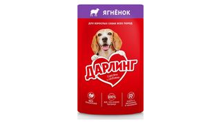 "DARLING"- ძაღლის საკვები ბატკნის ხორც.26x75გ