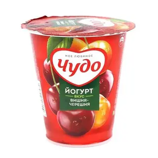 ჩუდო იოგურტი ალუბალ-ბალი 2.5% 290 გრ/4690228107313