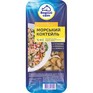 Коктейль морський Водний Світ 180 г солений в олії по-новозеландськи