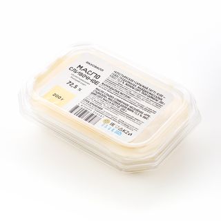 Масло сладко-сливочное несоленое «Крестьянское» 72,5 %, 200г