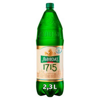 Пиво Львівське 1715 2,25л., 4,5%, пет