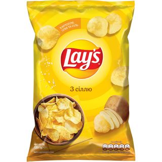 Чіпси картопляні Lay's із солені 120 г