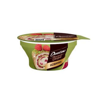 Десерт творожный Даниссимо Фисташково-малиновый, 110г