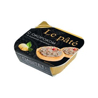 Паштет Le Pate 100Гр С Окороком И Куриной Печенью шк: 4680144604379
