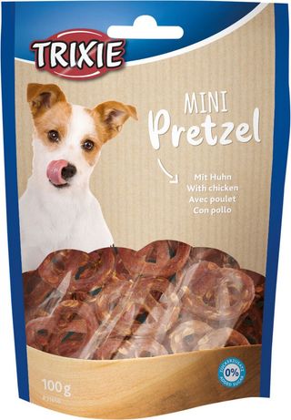 Trixie Mini Pretzels для собак крендель з куркою 100г