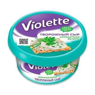 Творожный Сыр Violette Ароматная Зелень 70% 140 Г-4600493811013