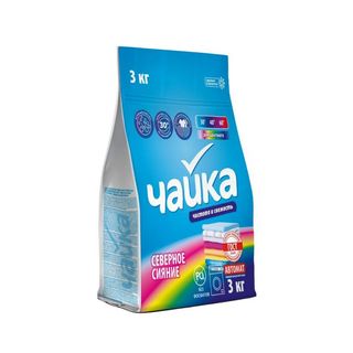 СТИРАЛЬНЫЙ ПОРОШОК ЧАЙКА 3КГ ДЛЯ ЦВЕТНОГО БЕЛЬЯ, ШК: 4814628002409